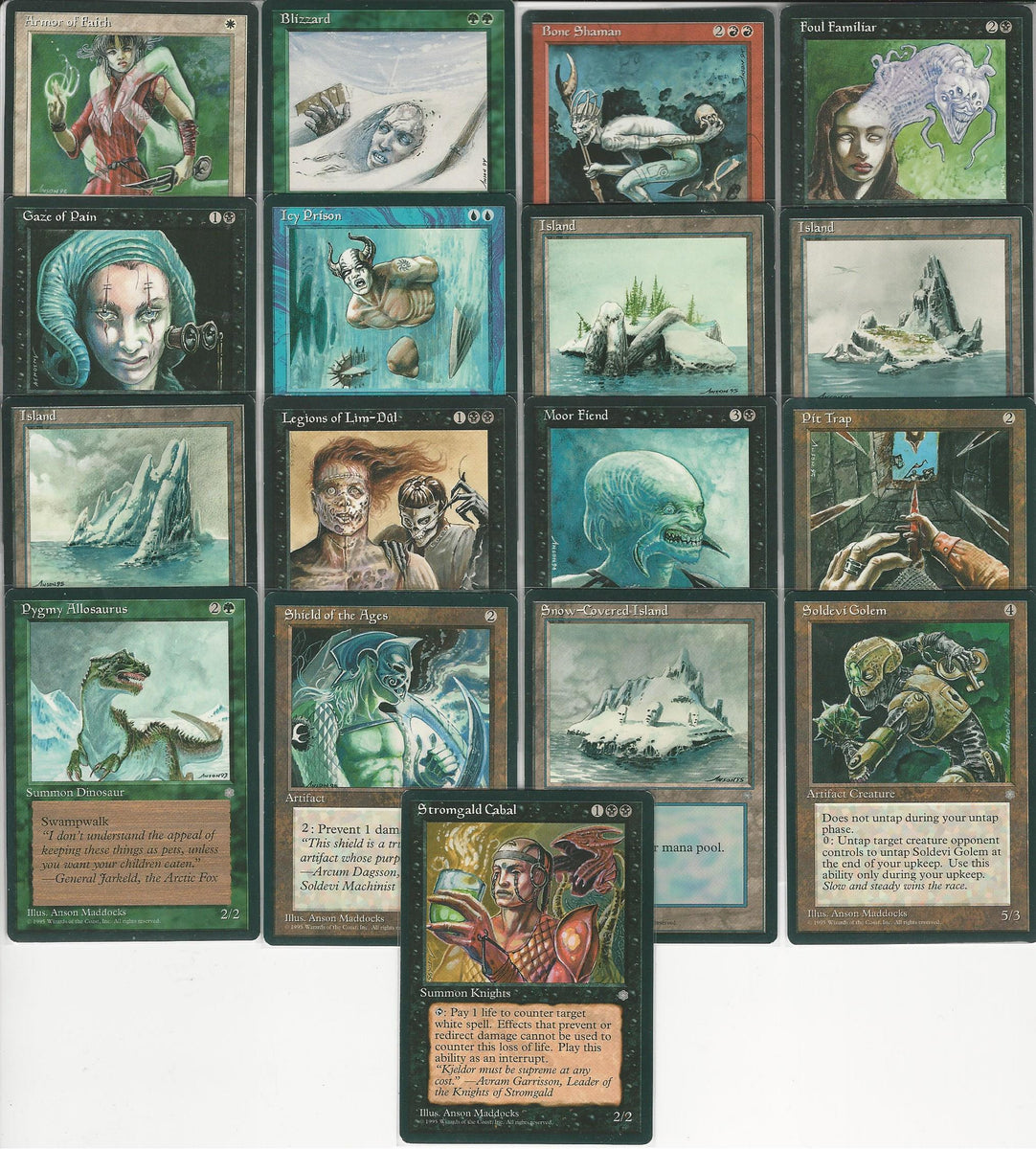 MTG Ice Age Anson Maddocks Art MTG Ice Age Anson Maddocks Art
