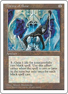 anson maddocks mtg cards Throne of Bone 4th Edition AP