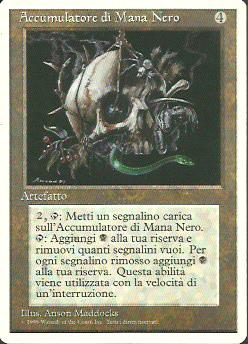 Black Mana Battery 4th Edition AP – Anson Maddocks Art