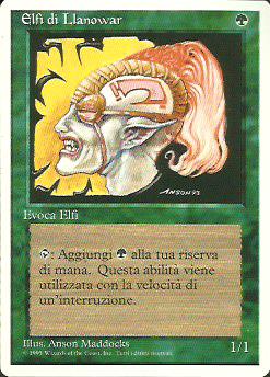Llanowar Elves 4th Edition AP – Anson Maddocks Art