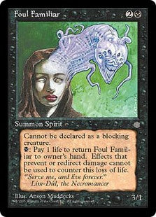 anson maddocks mtg cards Foul Familiar Artist Proof