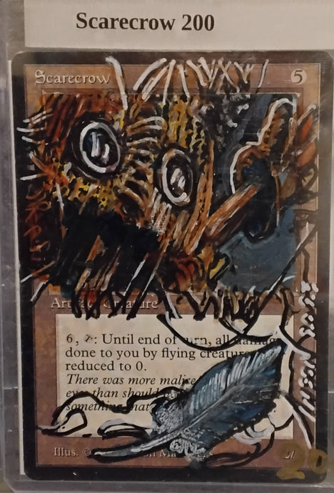 Scarecrow (The Dark) Card Alter