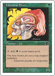 Llanowar Elves (6th Edition) Artist Proof – Anson Maddocks Art