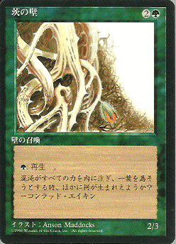 Wall of Brambles  - Japanese 4th Edition
