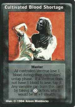 Cultivated Blood Shortage (Jyhad) Artist Proof