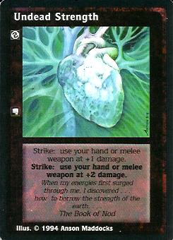 Undead Strength (Jyhad) Artist Proof – Anson Maddocks Art