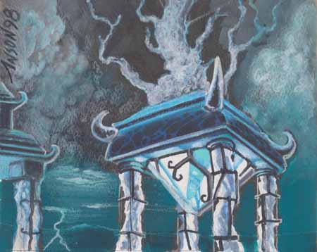 L5R -  Shrine of Osano-Wo Original Artwork