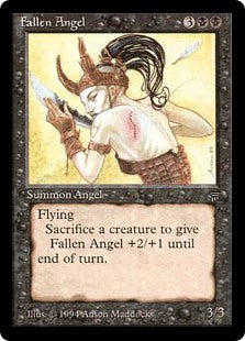 anson maddocks mtg cards Fallen Angel Artist Proof