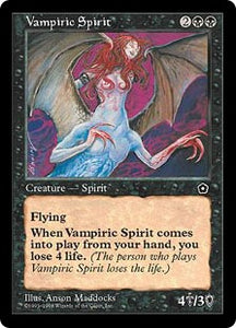 MTG - Vampiric Spirit Original Artwork NFS