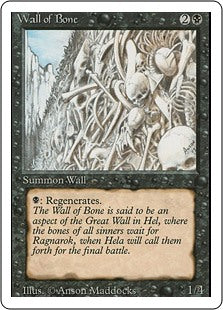 Wall of Bone - Revised Edition Artist Proof