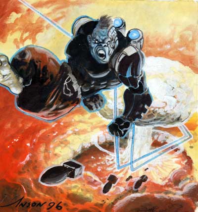 NFS Shadowfist - Gorilla Fighter Original Artwork NFS